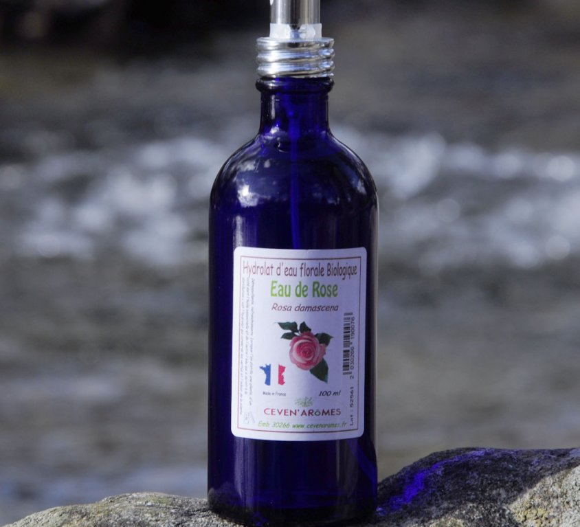 Hydrolat d’Eau Florale de Rose BIO – Sans Alcool